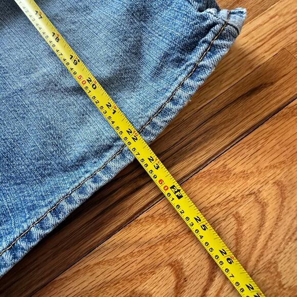 JORTS DAD x Vintage Levi's 550 Blue Denim Jean Shorts l Size W38 - Picture 3 of 8